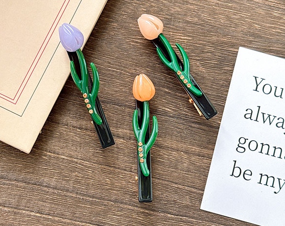 Expert designers craft precise, detailed, high-quality, stylish acetate hair clips